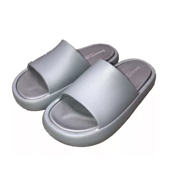 J/Slides Women's Squish Beach Slides Gray‎ EVA Sizes 6-7-9 Pool Cruise Vacation - Picture 3 of 7